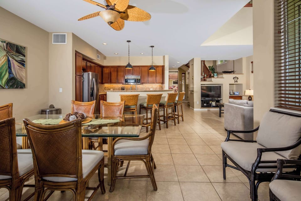 Spacious open concept layout