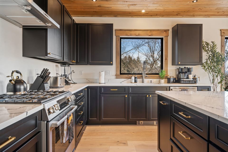 Our fully loaded kitchen is designed to be your home away from home.