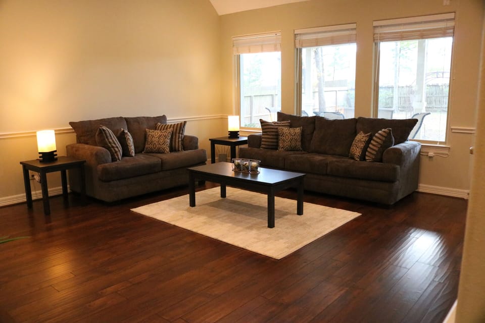                          Gorgeous oversized family room