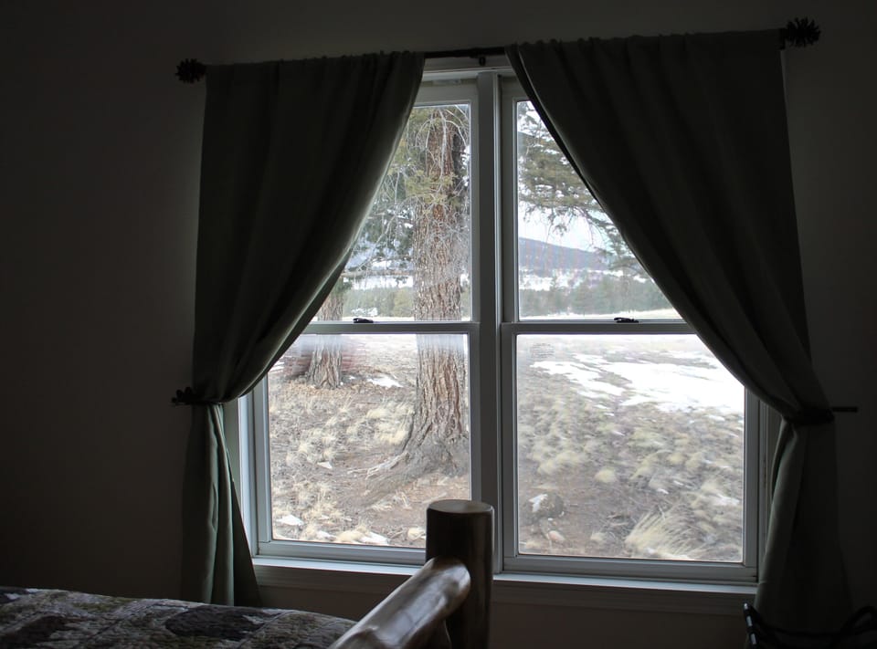 View from main floor bedroom.