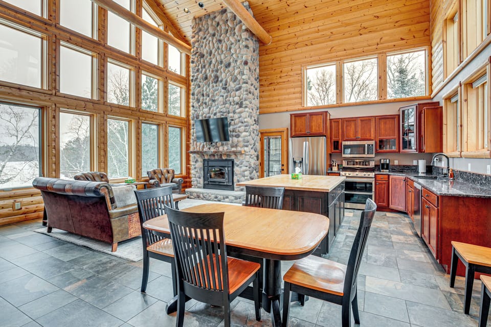 Lac Du Flambeau Vacation Rental | 3BR | 3.5BA | 2,998 Sq Ft | 2 Steps Required