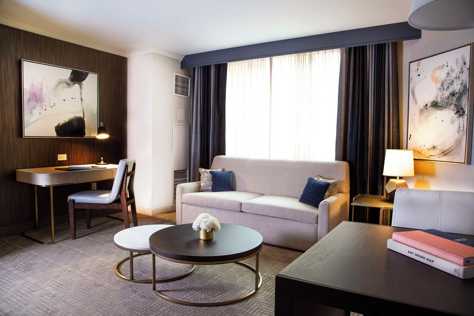 Living Area. Exact unit will be assigned upon arrival. Views, colors, and decor may vary.