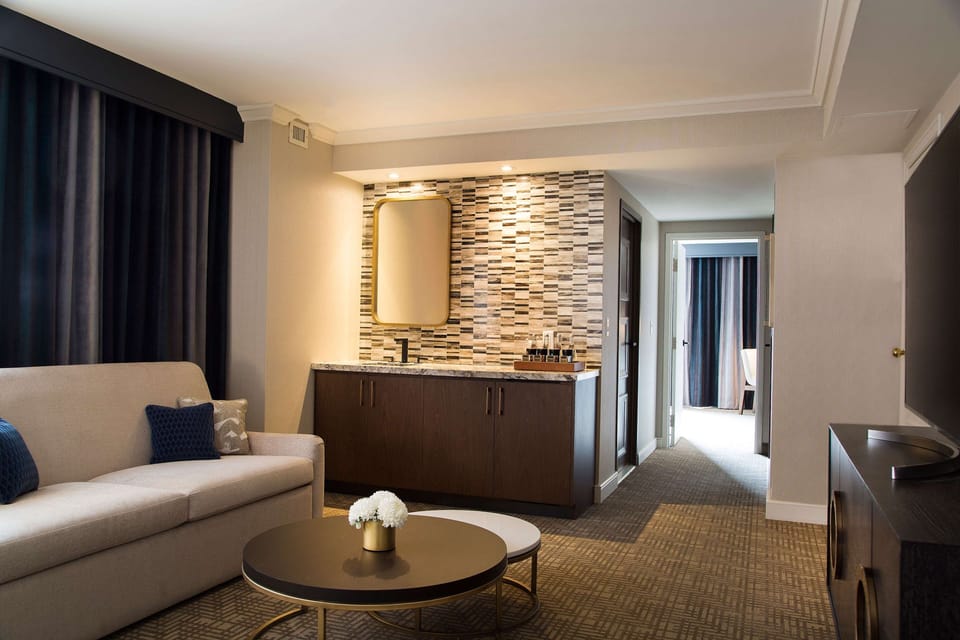 Living Area. Exact unit will be assigned upon arrival. Views, colors, and decor may vary.