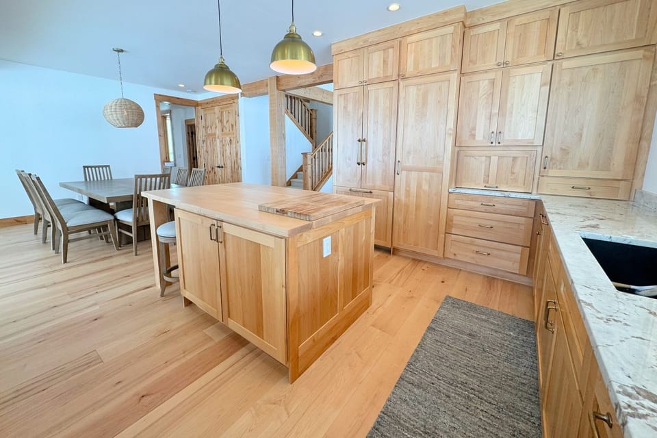 Any meal is possible in this chef's kitchen.