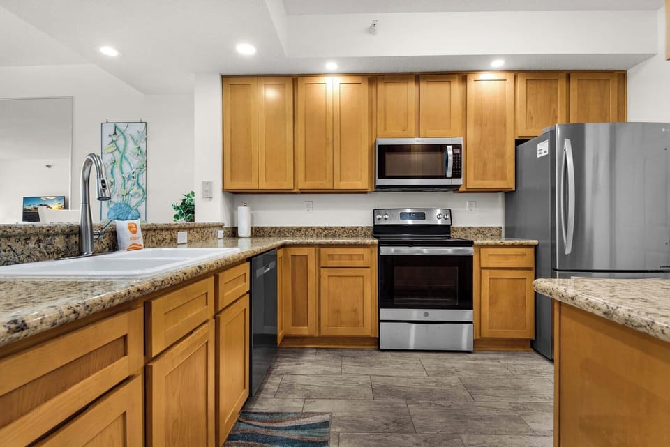 The kitchen has all you need