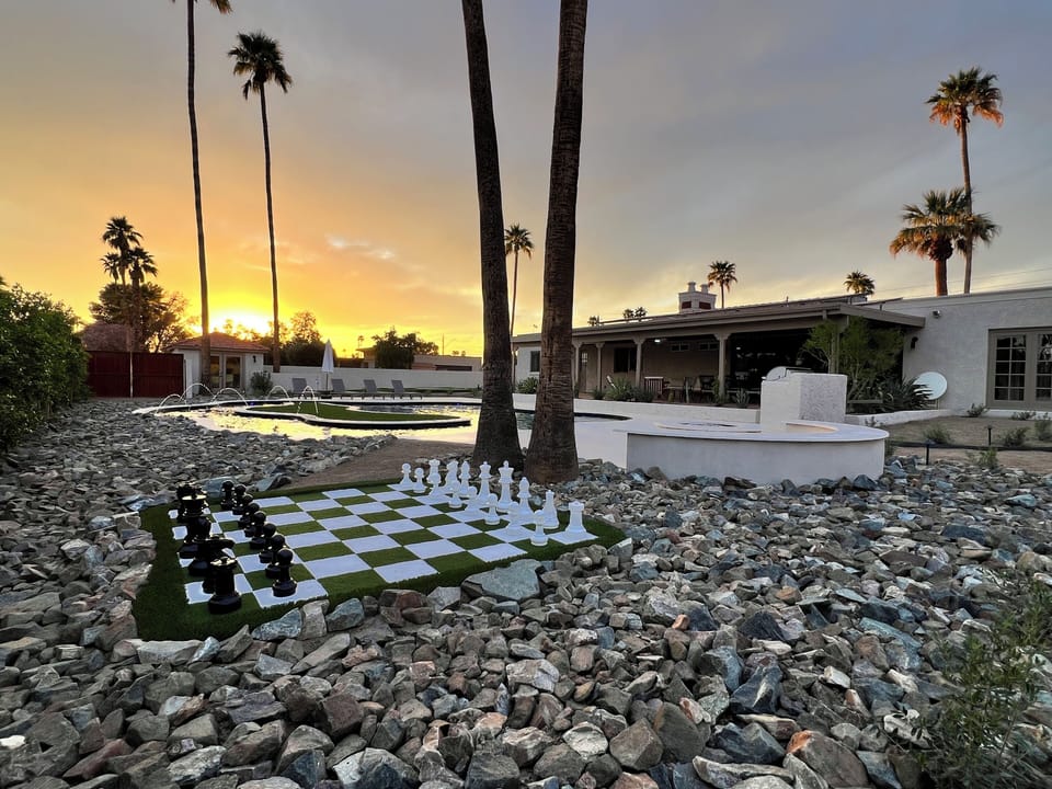 Enjoy the Arizona sunsets from the backyard!