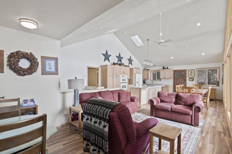 Cozy living room on the main floor.