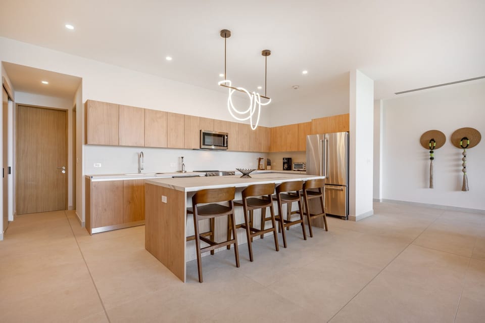 Brand new kitchen appliances and counter tops 
