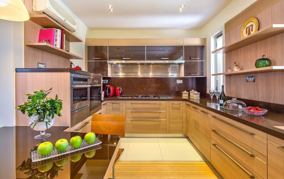 Modern amenities in the kitchen