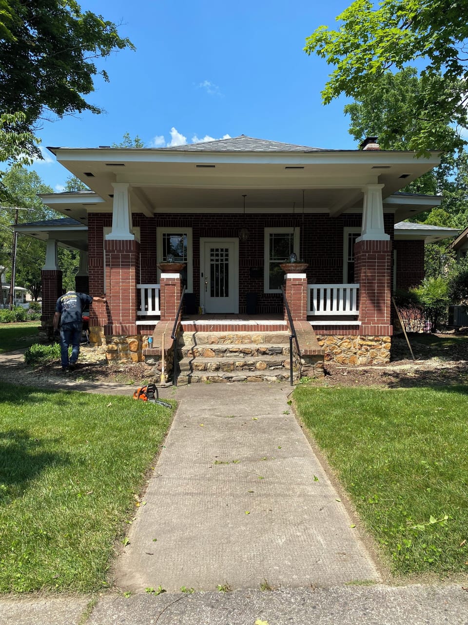 Front door to your home away from home - faces W Main Street