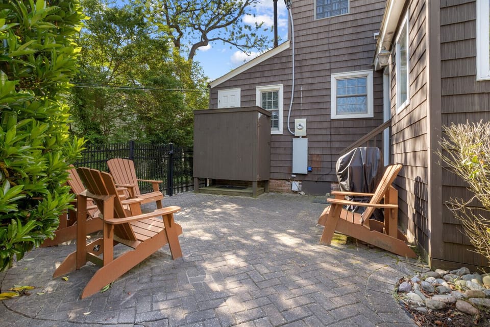 Your back patio - grill out, snag an outdoor shower after the beach, or just relax and read!