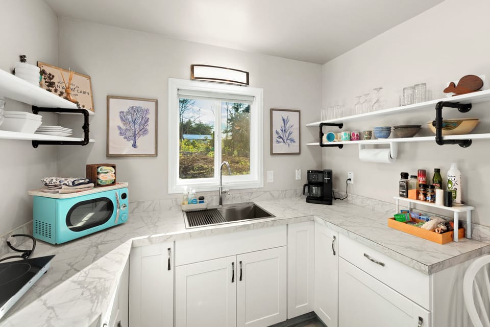 Kitchen, mini fridge,  rice cooker, Air Fryer, Coffee Maker, much more