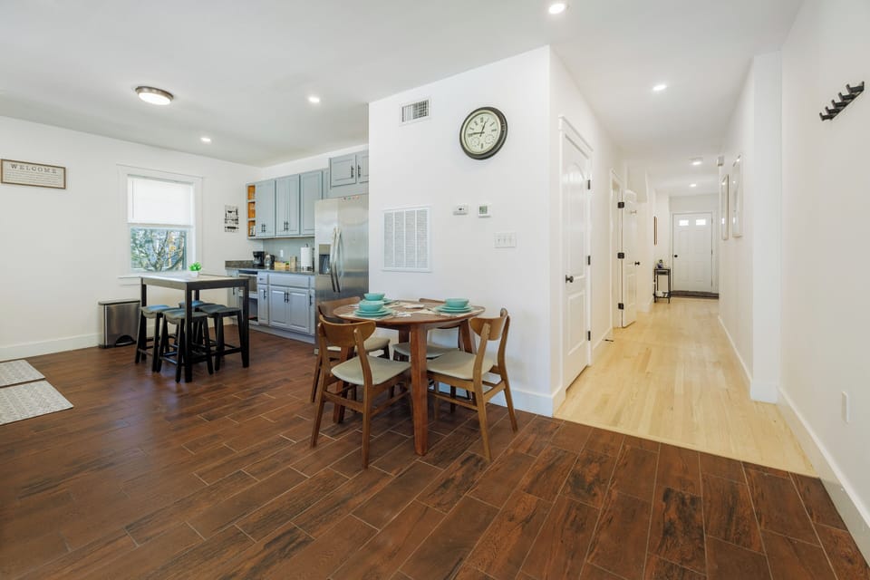 Kitchen area and Hallway