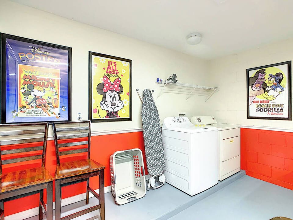 Laundry Room in Game Room