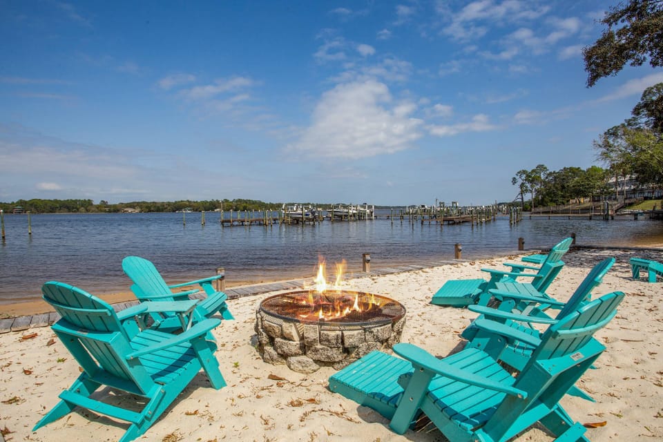 Have a fire by the water