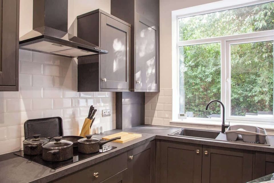 Kitchen with all cooking essentials for a good meal