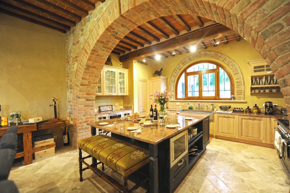 Gourmet Kitchen with seating around the large island