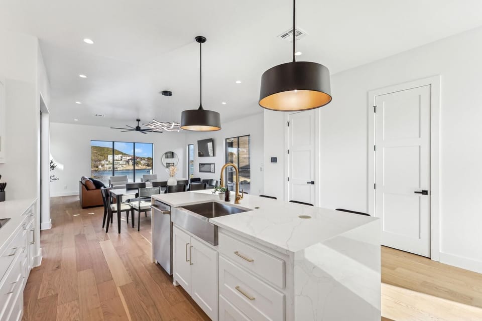 Fully stocked kitchen