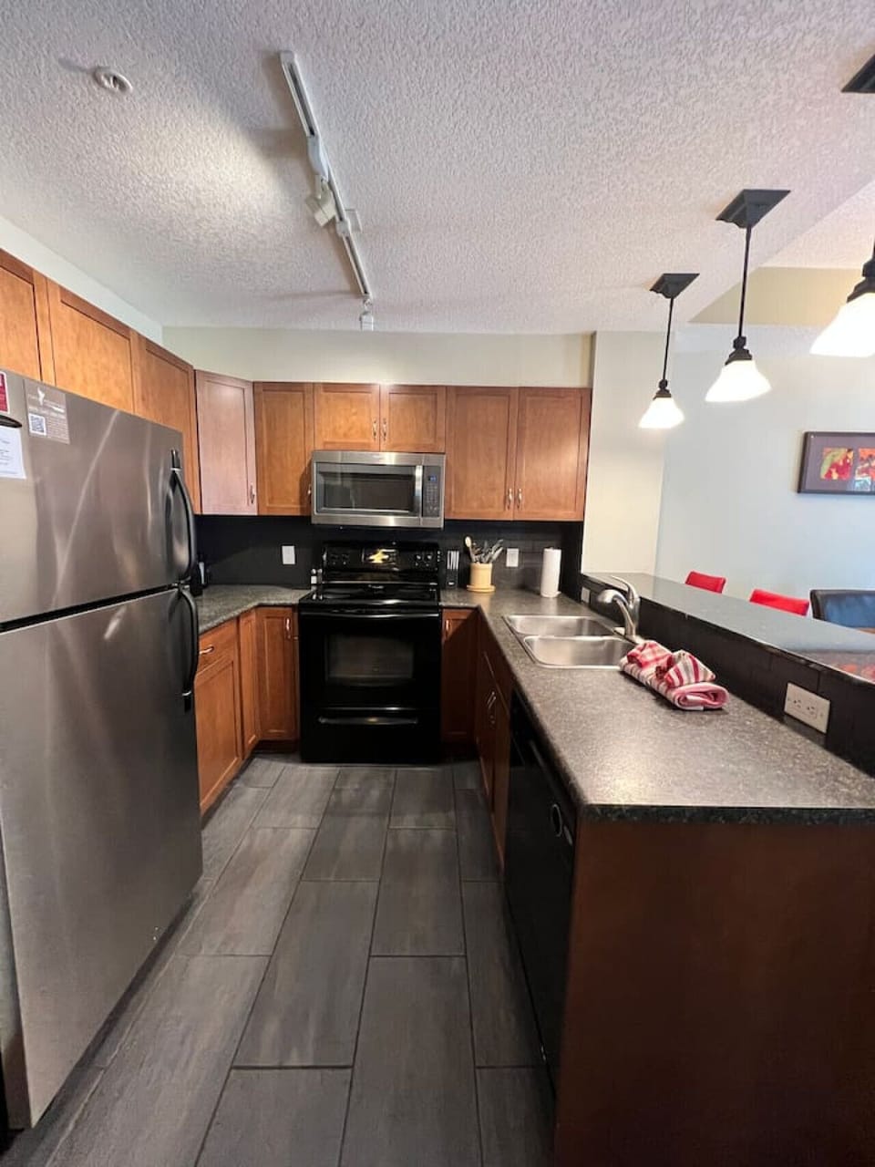 Open concept kitchen
