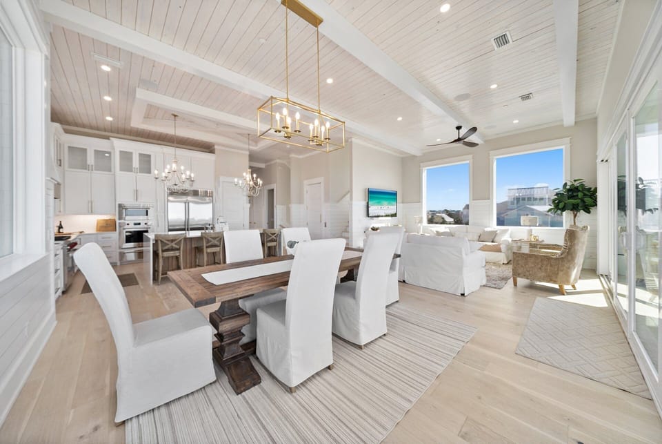 Pink Tequila Sunrise | Main Living & Dining Area | Amazing Gulf Views | 2nd Floor