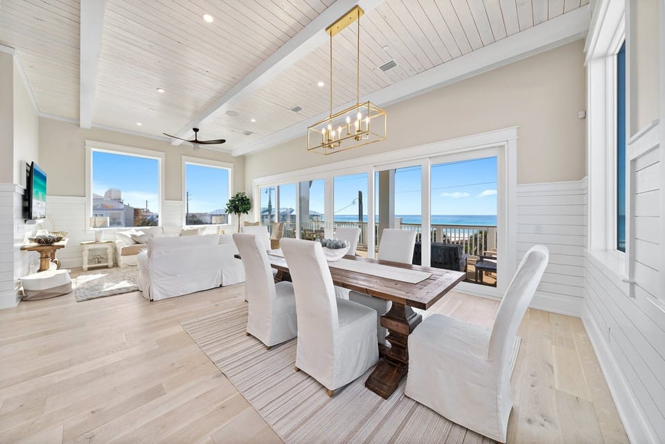 Pink Tequila Sunrise | Main Living & Dining Area | Amazing Gulf Views | 2nd Floor