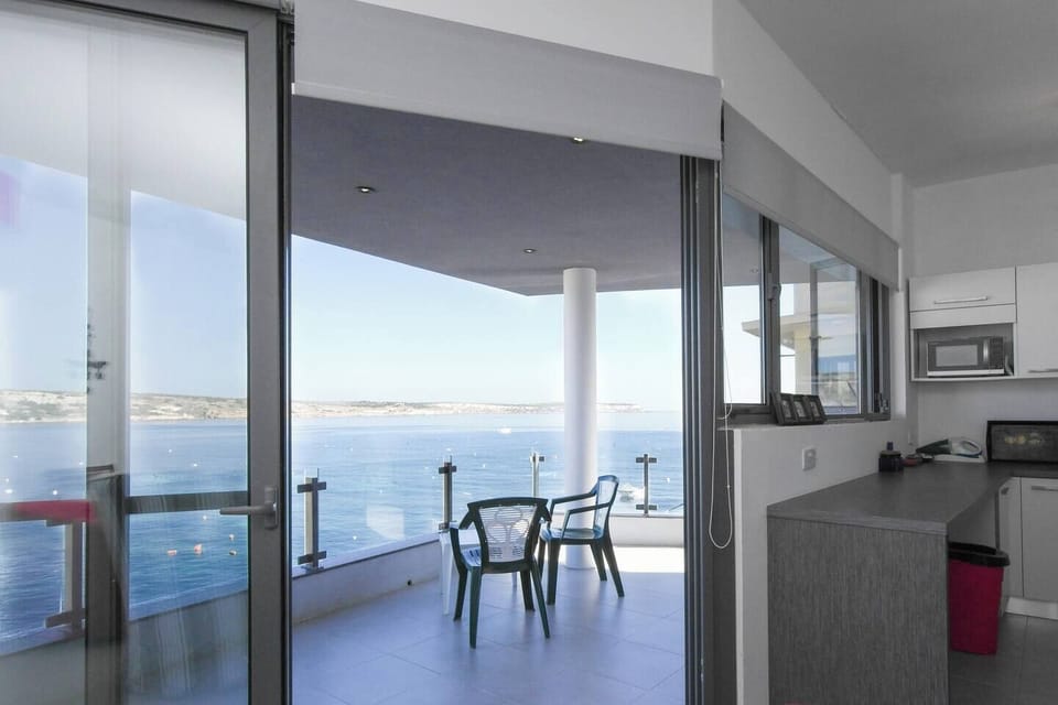 View looking through terrace