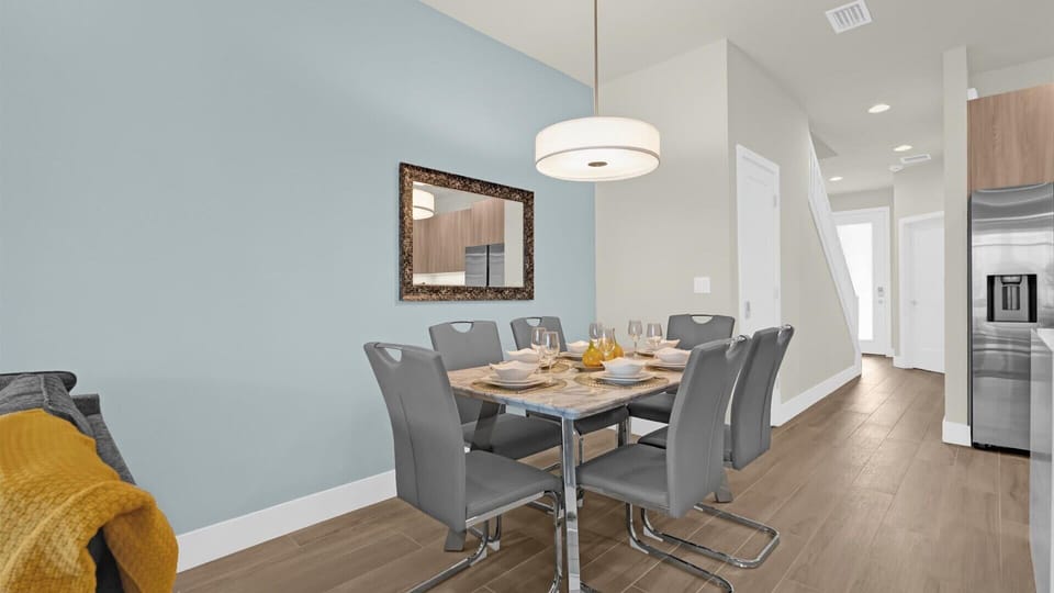 Dining area for family meals 