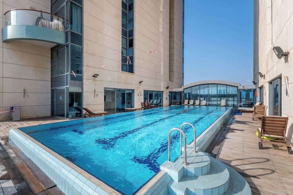 Cool off with a refreshing swim just steps from your door. 

(Pool area is only open between 6th of May - 31st of October)