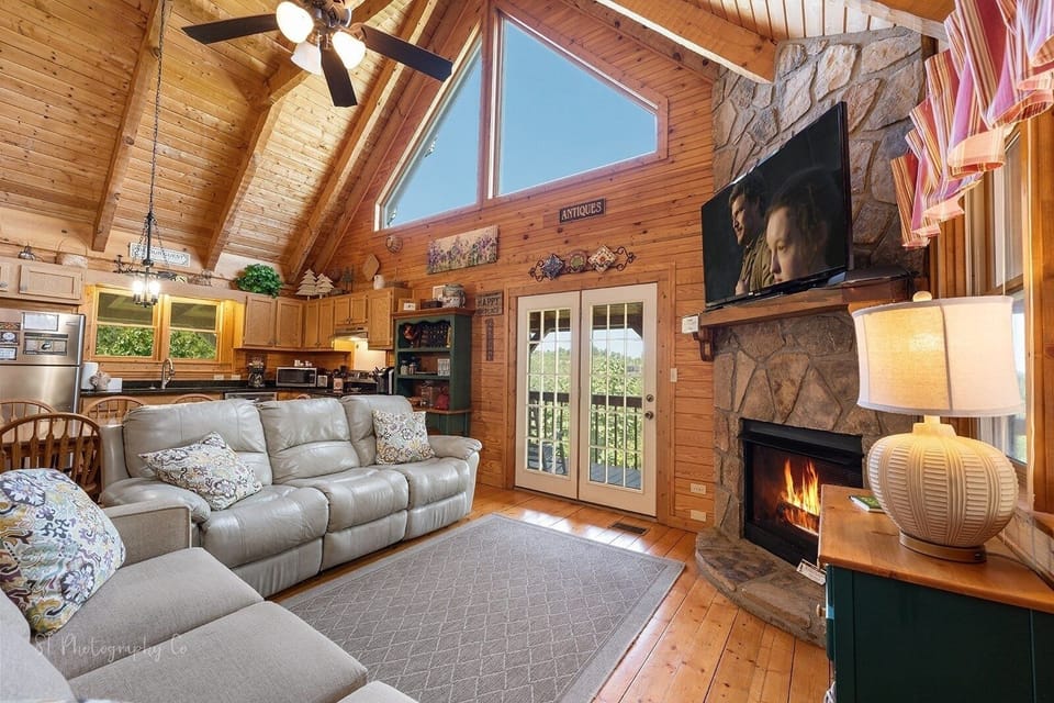 Indoors, Fireplace, Screen, Furniture, Living Room
