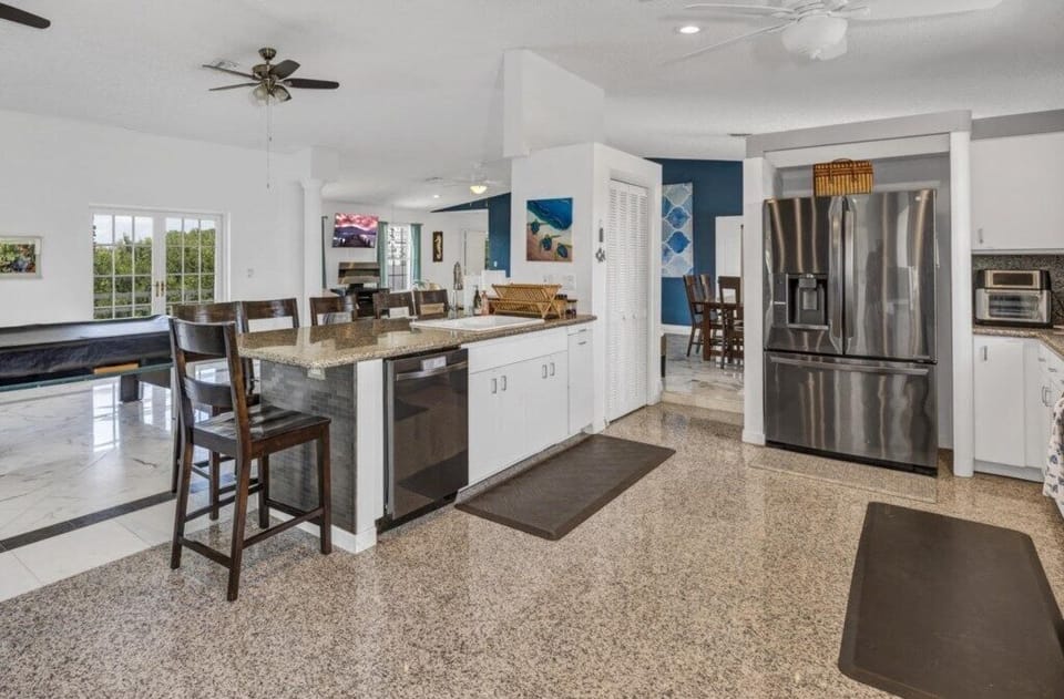 modern kitchen area