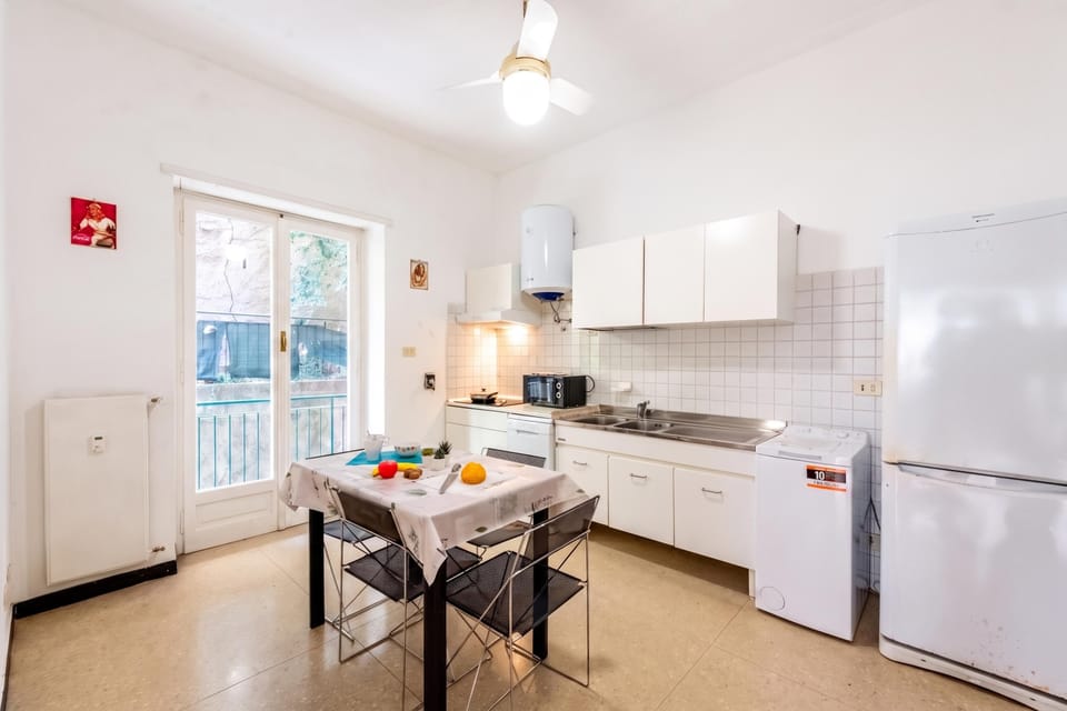Kitchen and dining area
