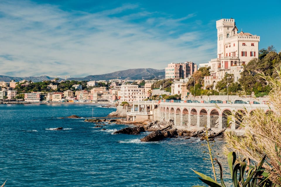 A promenade in Genoa