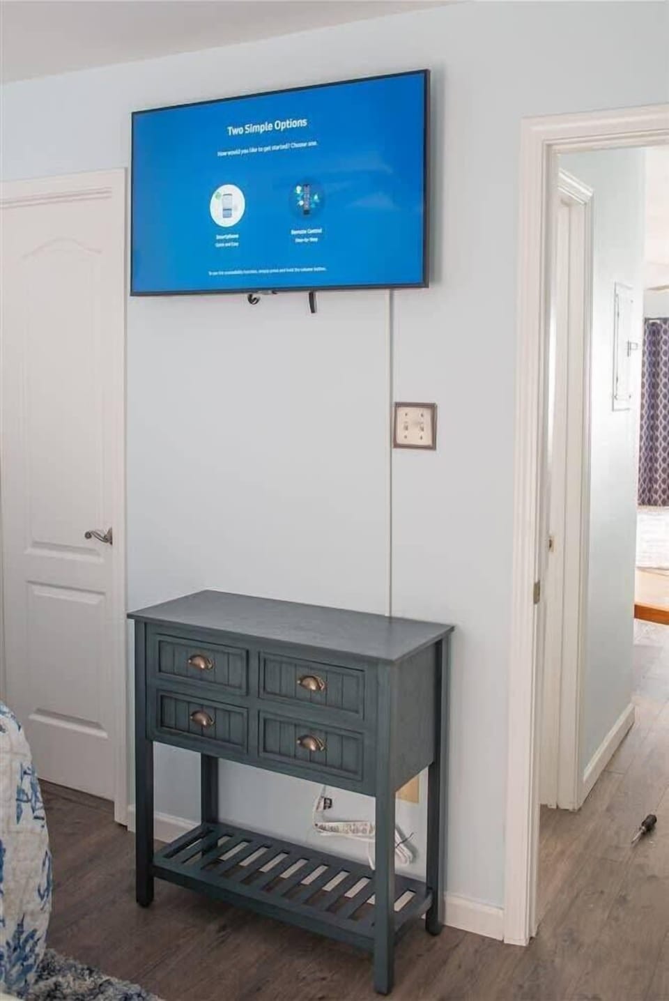 Smart TV in Bedroom