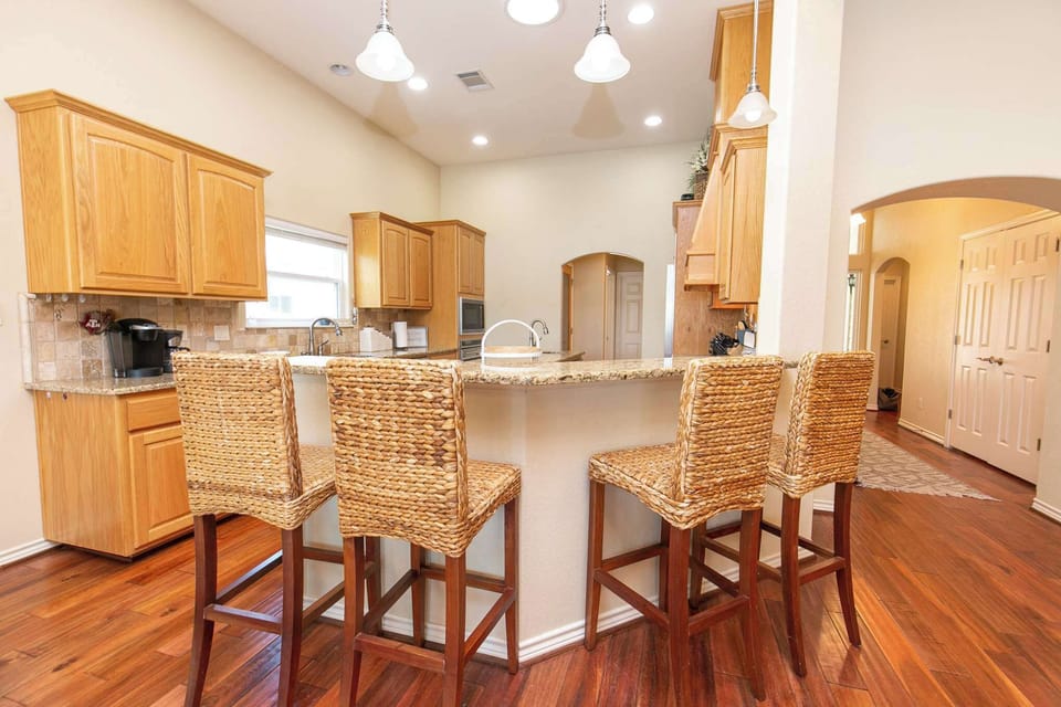 Additional seating at the Kitchen Bar