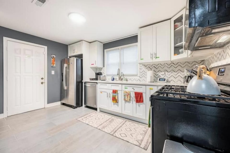 Enjoy the Large and fully equipped kitchen