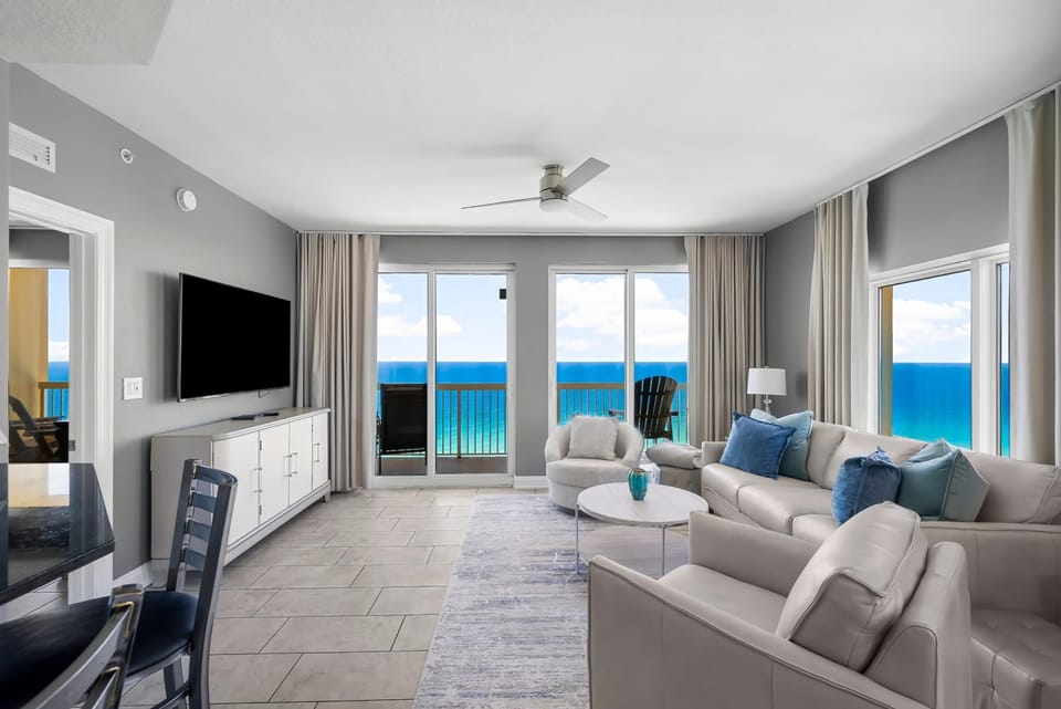 Living Area with Balcony