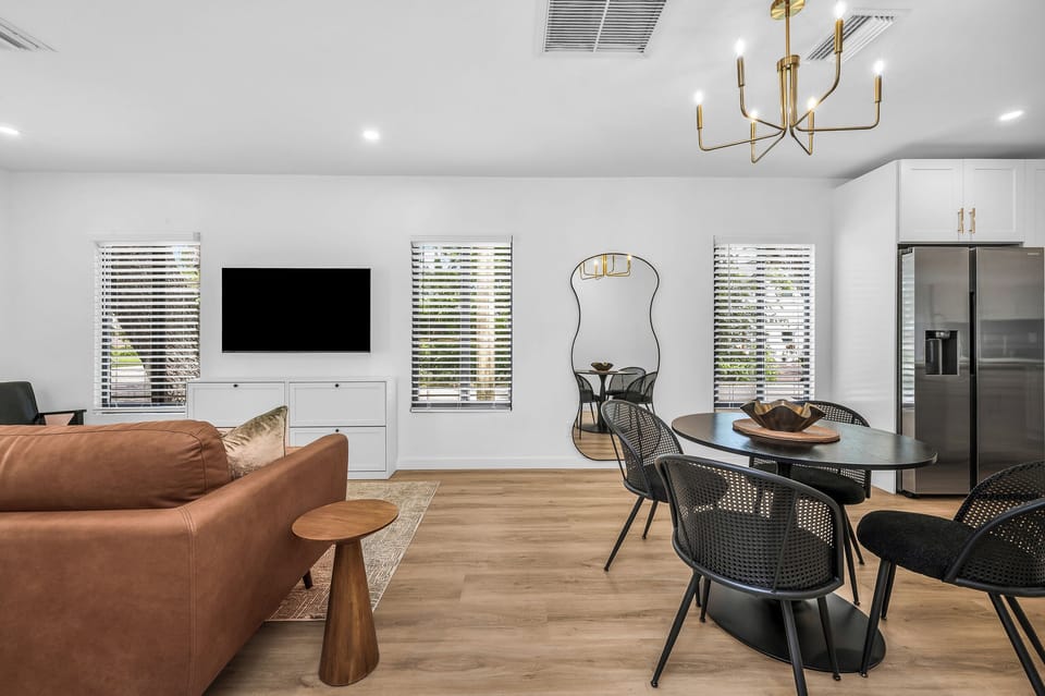 Beautiful natural lighting for a bright and airy feel.