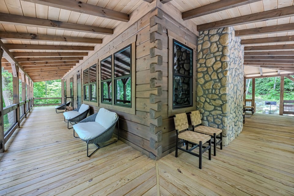 Front and side porch 