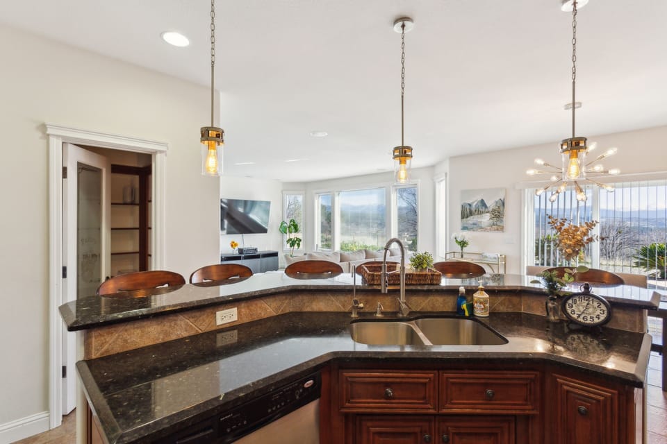 Indoors, Kitchen, Sink, Sink Faucet, Chair