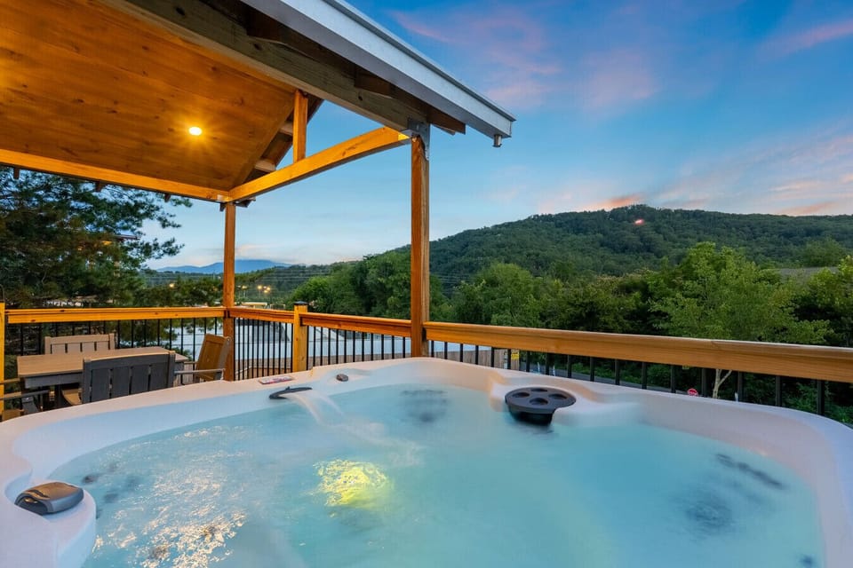 Hot tub view