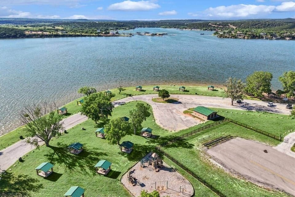 Park next door with playgrounds and boat ramp.