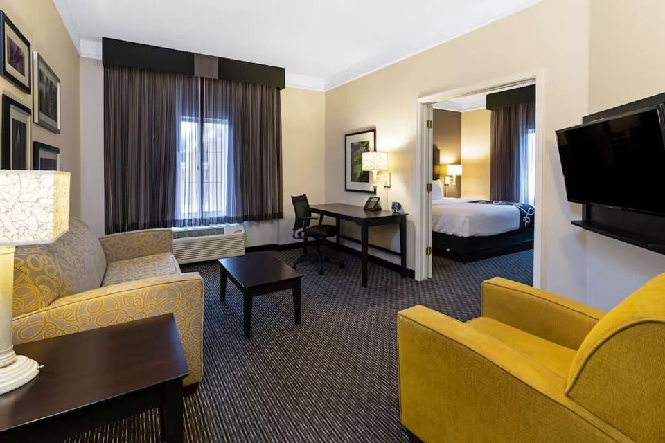 Relax in the spacious sitting area between adventures.
