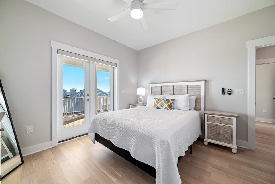 Guest bedroom on second level