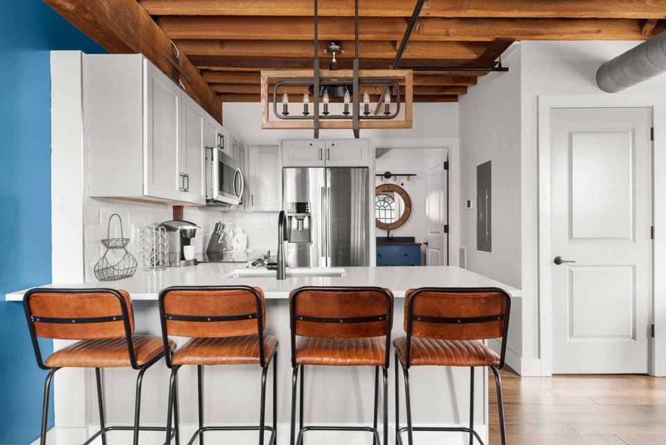 Grab a seat at the kitchen bar!
