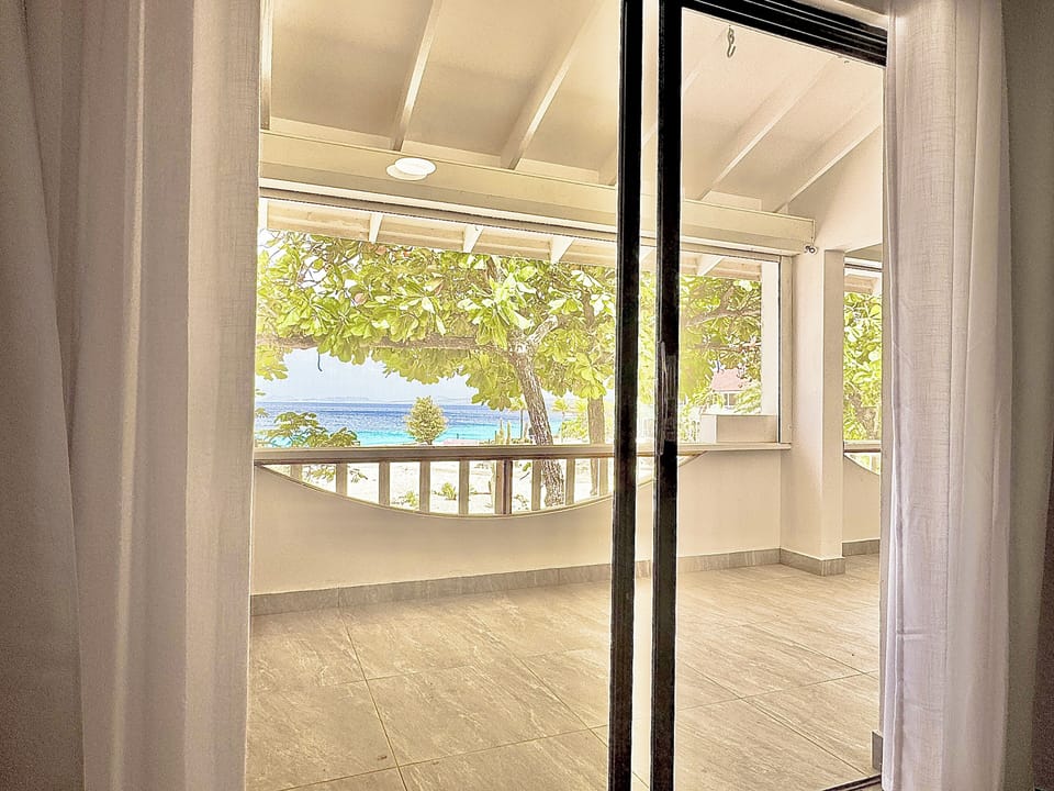 From the bed, Patio Bedroom