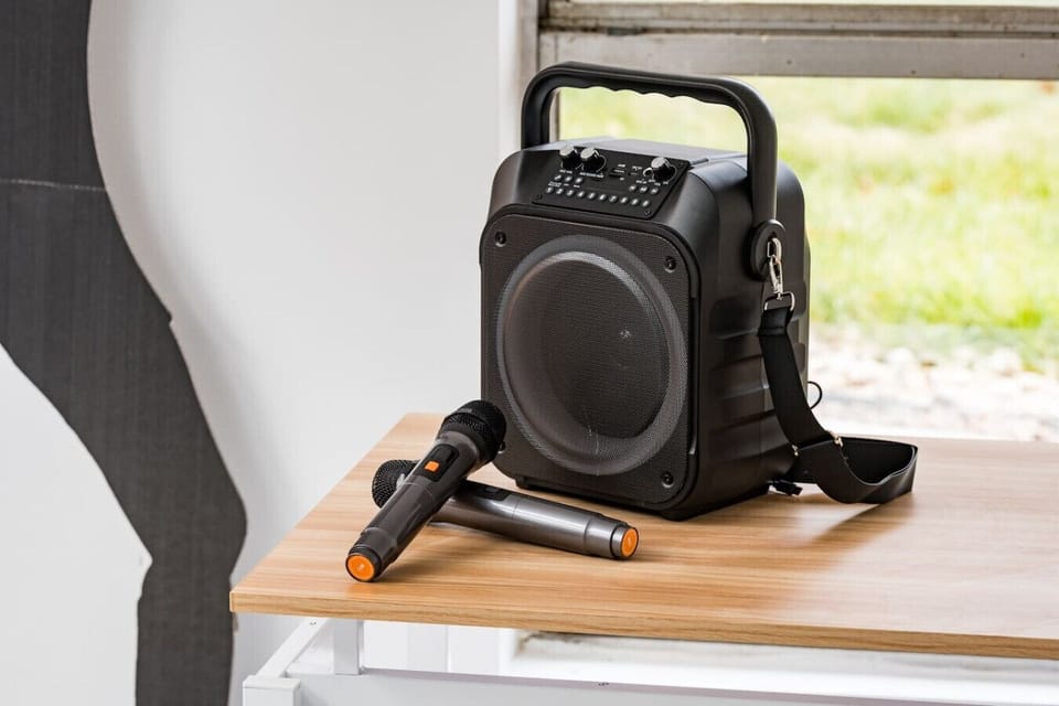 Lower Level Game Room with Comfy Couch, Karoake, Air Hockey, Foosball, and Ping Pong