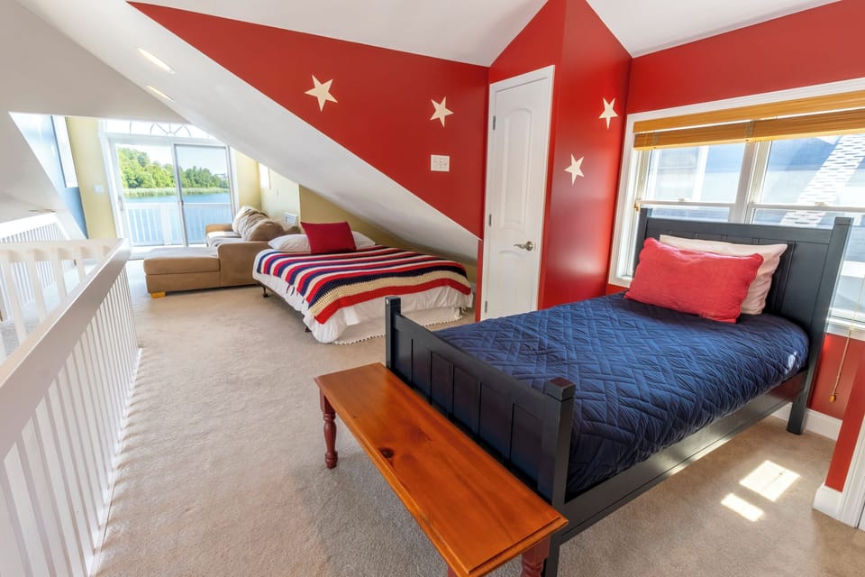 Second Level | Loft | Twin | Queen | Full | Bath