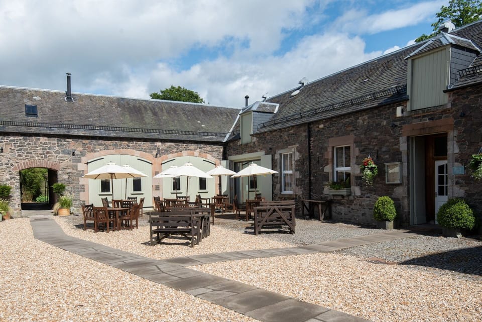 The Hayloft, Kailzie - if you don't feel like making your own lunches, pop across the courtyard to Kailzie Garden's cafÃƒÆ’Ã‚Â© where you can enjoy delicious, freshly cooked dishes