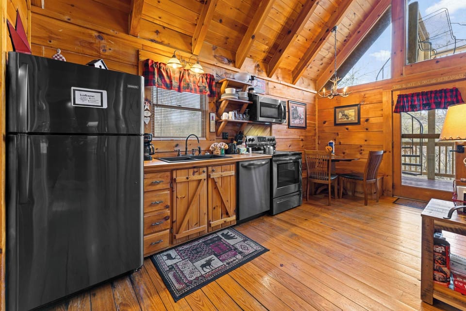 Meals will be made easy in the full kitchen 