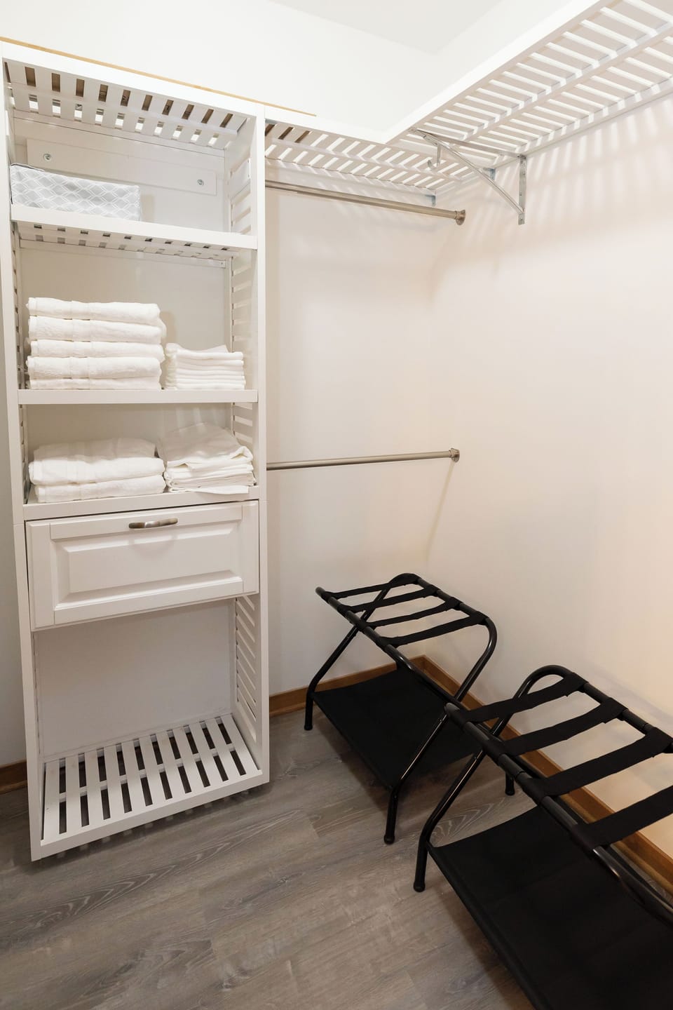 Master walk-in closet